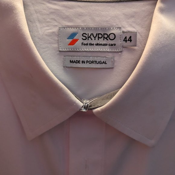 Set of 3 Mens short sleeved cotton blend work uniform shirts size 44 - Picture 2 of 2